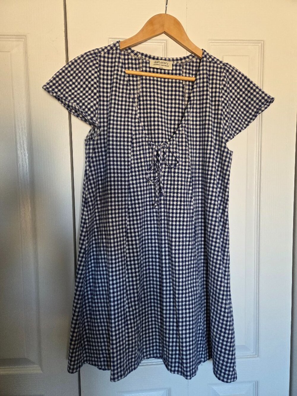 Organic Cotton Gingham Dress